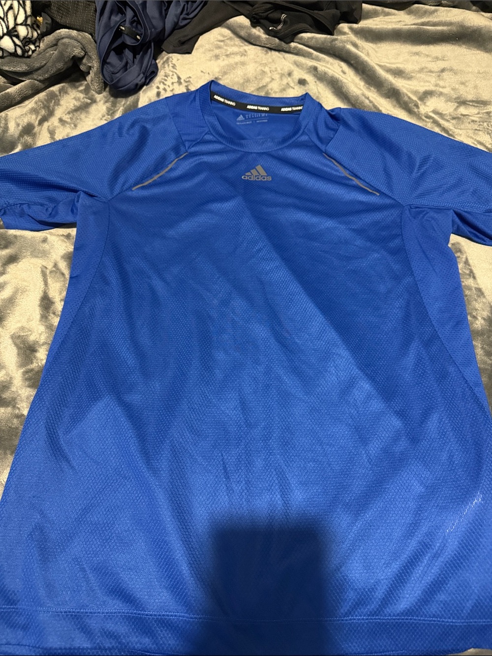 adidas Royal Blue Men's Athletic Tee